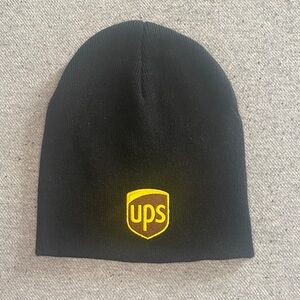 Black Beanie Hat UPS